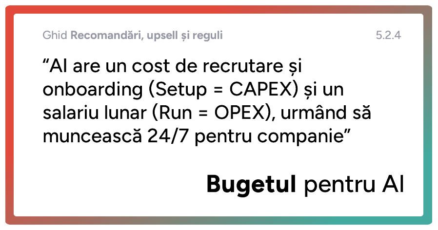 Bugetul pentru AI&nbsp;intre CAPEX si OPEX
