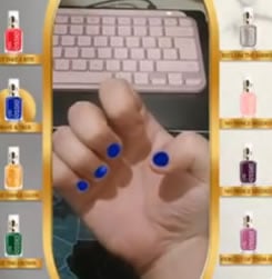 Colorare unghii cu AR